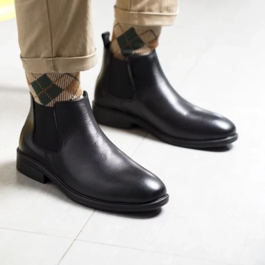 Giày da nam Chelsea cổ lửng da bò thật – 2 màu đen & vàng bò, bảo hành 12 tháng, giảm tới 30%, giá 3.087.500₫ 9 Giày da nam Chelsea cổ lửng da bò thật – 2 màu đen & vàng bò, bảo hành 12 tháng, giảm tới 30%, giá 3.087.500₫ 9