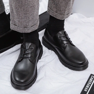 Giày da nam công sở màu đen sang trọng, size 35-47, giảm giá chỉ 568.063₫, độ bền cao, phù hợp mọi dịp