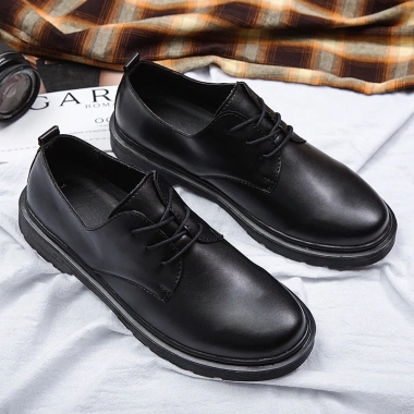 Giày da nam công sở màu đen sang trọng, size 35-47, giảm giá chỉ 568.063₫, độ bền cao, phù hợp mọi dịp