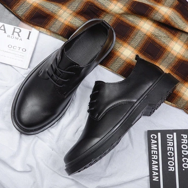 Giày da nam công sở màu đen sang trọng, size 35-47, giảm giá chỉ 568.063₫, độ bền cao, phù hợp mọi dịp