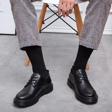 Giày da nam công sở màu đen sang trọng, size 35-47, giảm giá chỉ 568.063₫, độ bền cao, phù hợp mọi dịp
