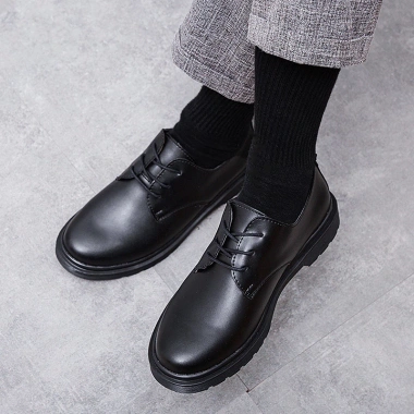 Giày da nam công sở màu đen sang trọng, size 35-47, giảm giá chỉ 568.063₫, độ bền cao, phù hợp mọi dịp
