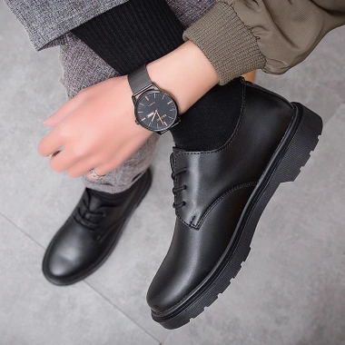 Giày da nam công sở màu đen sang trọng, size 35-47, giảm giá chỉ 568.063₫, độ bền cao, phù hợp mọi dịp