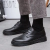 Giày da nam công sở màu đen sang trọng, size 35-47, giảm giá chỉ 568.063₫, độ bền cao, phù hợp mọi dịp 9