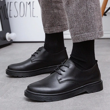 Giày da nam công sở màu đen sang trọng, size 35-47, giảm giá chỉ 568.063₫, độ bền cao, phù hợp mọi dịp