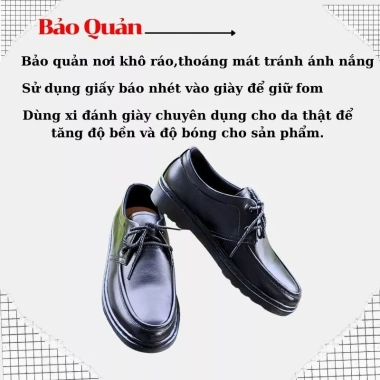 Giày da nam đẹp, đế khâu tăng chiều cao, thời trang công sở trẻ trung, êm ái - 429.000₫ 8