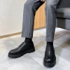 Giày da nam Hàn Quốc Oxford đế cao 5cm buộc dây - Giày Doctor da lì, giảm giá 219.000đ 6