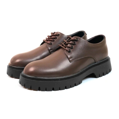 Giày da nam Hàn Quốc Oxford đế cao 5cm buộc dây - Giày Doctor da lì, giảm giá 219.000đ 7