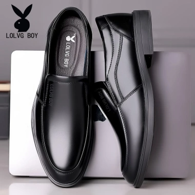 Giày Da Nam HongKong Thời Trang Lịch Lãm, Da Bò Đế Mềm Cao Cấp - Giá 550.000 2