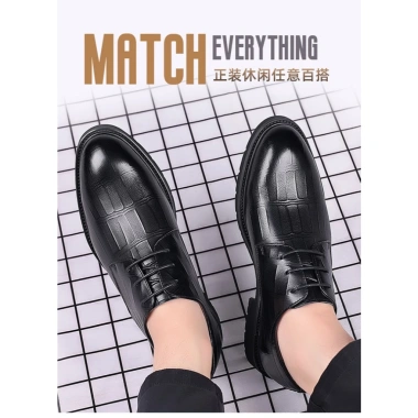 Giày Da Nam HongKong Thời Trang Lịch Lãm Đế Mềm Da Bò Cấp Cao Công Sở 522.500 VND 5