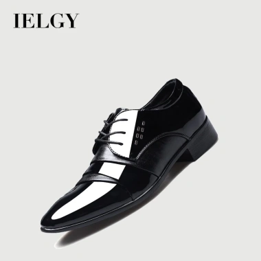 Giày Da Nam IELGY Hàn Quốc Công Sở Size Lớn Mũi Nhọn Thời Trang Giá 447.446₫
