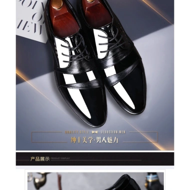 Giày Da Nam IELGY Hàn Quốc Công Sở Size Lớn Mũi Nhọn Thời Trang Giá 447.446₫ 8