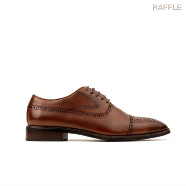 Giày Da Nam Raffe Milan Oxford Loafers Brown Thủ Công, Sang Trọng, Phong Cách Công Sở, Giảm 21% Đến 725.000₫