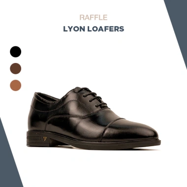 Giày Da Nam Raffini Lyon Loafer Đen Thủ Công Sang Trọng Công Sở Đế Cao 5cm - 685.000₫