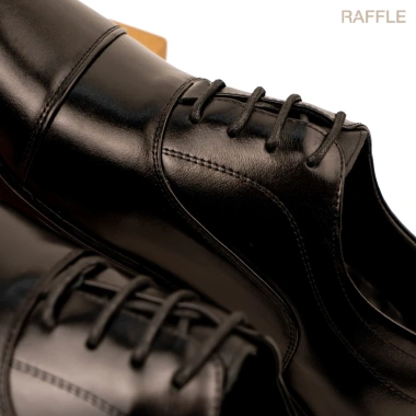 Giày Da Nam Raffini Lyon Loafer Đen Thủ Công Sang Trọng Công Sở Đế Cao 5cm - 685.000₫