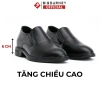 Giày Da Nam Tăng Cao 6cm SIGOURNEY Da Bò Đen Trơn SIG-49 Bảo Hành 18 Tháng 720.000 VND
