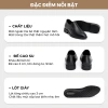 Giày Da Nam Tăng Cao 6cm SIGOURNEY Da Bò Đen Trơn SIG-49 Bảo Hành 18 Tháng 720.000 VND 3