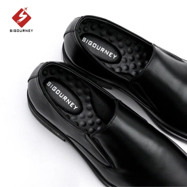 Giày Da Nam Tăng Cao 6cm SIGOURNEY Da Bò Đen Trơn SIG-49 Bảo Hành 18 Tháng 720.000 VND 4