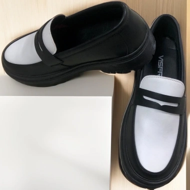 Giày da nam VISFRS thời trang đế khâu pha trắng, đổi trả dễ dàng, giá ưu đãi 260.000₫