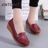 Giày da nữ giá rẻ thời trang da đen Slip On Loafers công sở - chỉ 245.861₫ 5