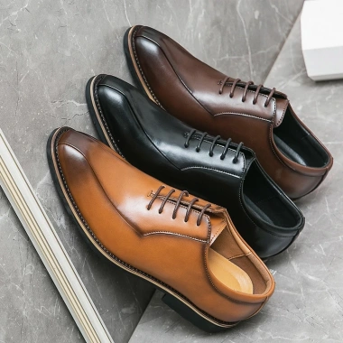 Giày Da Thật Nam Oxfords Brogues Ren Lên - Công Sở Đẹp, Thoáng Mát, 632.016₫