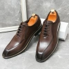 Giày Da Thật Nam Oxfords Brogues Ren Lên - Công Sở Đẹp, Thoáng Mát, 632.016₫ 3