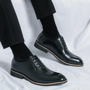 Giày Da Thật Nam Oxfords Brogues Ren Lên - Công Sở Đẹp, Thoáng Mát, 632.016₫