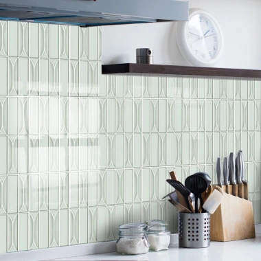 Giấy dán tường 20x20cm 10 tấm chống dầu ẩm nước, lau sạch ngay, giá 122.550 VND
