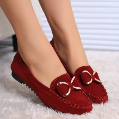 Giày Đậu Hà Lan Nữ Đế Bằng Dexun Size Lớn Đơn Nơ - Giày Công Sở Giá Ưu Đãi 353k