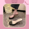Giày Đế Đúp 9 Phân Anan Shoes - Công Sở Đính Đá, Quai Mika Êm Mềm, Siêu Êm Chân, 225k 5