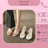Giày Đế Đúp 9 Phân Anan Shoes - Công Sở Đính Đá, Quai Mika Êm Mềm, Siêu Êm Chân, 225k 8