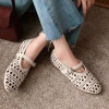 Giày đế rỗng mùa hè nữ size 36-40, giày thuyền phong cách múa ba lê, thoải mái và thoáng khí, giảm còn 228.960 VND