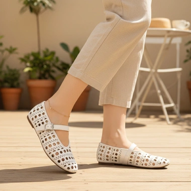 Giày đế rỗng mùa hè nữ size 36-40, giày thuyền phong cách múa ba lê, thoải mái và thoáng khí, giảm còn 228.960 VND