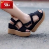 Giày đế xuồng nữ 10 phân S111 đen - Giá chỉ 700.000đ, tặng nước hoa 9