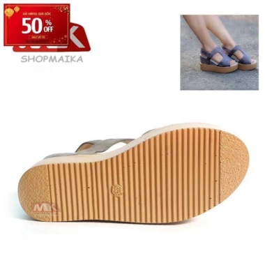 Giày đế xuồng nữ 10 phân S112 màu xám - Giá chỉ 650.000, tặng nước hoa