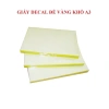 Giấy Decal A3 in laser chất lượng cao, đề can đế vàng và xanh 100 tờ, giá chỉ 170.000đ