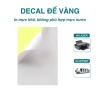 Giấy Decal A3 in laser chất lượng cao, đề can đế vàng và xanh 100 tờ, giá chỉ 170.000đ 6