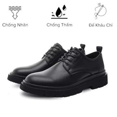 Giày Derby Nam Hiện Đại Đá Tròn Công Sở Bảo Hành 1 Năm, Giá 319.000đ Giảm 20%
