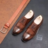 Giày Derby Wingtip KAMILUX Đế Phíp Da Bò Nhập Khẩu - Lãm, Sang Trọng, Giá 675k 4