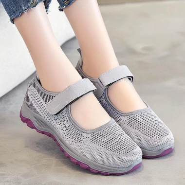 Giày Đi Bộ Nữ Trung Niên Thiết Kế Khoá Dán Thoáng Khí, Êm Ái, Giảm còn 606.000đ 3