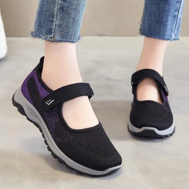Giày Đi Bộ Nữ Trung Niên Thiết Kế Khoá Dán Thoáng Khí, Êm Ái, Giảm còn 606.000đ 5