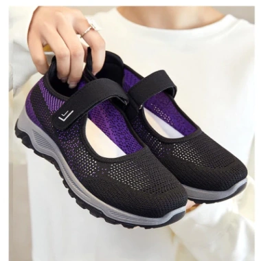 Giày đi bộ Velcro thoải mái cho người trung niên, cao tuổi, chống trơn trượt 604.500₫