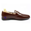 Giày di ô nam da bò không dây Penny Loafer D-14 nâu – công sở, tiệc cưới, phù hợp jean, giá 260.000đ 4