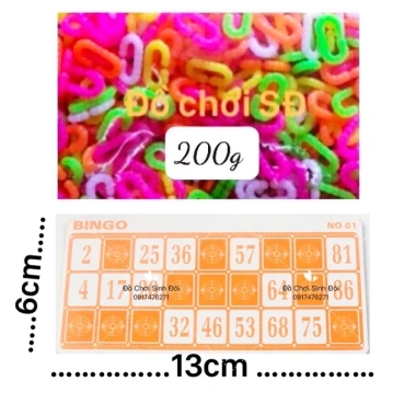 Giấy dò số và miếng đặt số loto 90 - Bộ lồng quay, giảm giá 50k, chỉ 50.000 VND