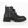 Giày đốc boots khóa dây kéo mũi tròn đế cao chống trơn size 39-43 Giá ưu đãi 1.137.500₫