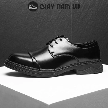 Giày Đốc Nam Hàn Quốc Da Bóng GD20 - Da Bò Thật, Phong Cách Sành Điệu, Giá 250k