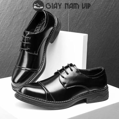 Giày Đốc Nam Hàn Quốc Da Bóng GD20 - Da Bò Thật, Phong Cách Sành Điệu, Giá 250k
