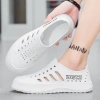 Giày đôi mùa hè thoáng khí, rỗng đáy mềm, chống thấm nước, xăng đan, size 36-45