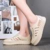Giày đôi mùa hè thoáng khí, rỗng đáy mềm, chống thấm nước, xăng đan, size 36-45 5