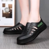Giày đôi mùa hè thoáng khí, rỗng đáy mềm, chống thấm nước, xăng đan, size 36-45 7
